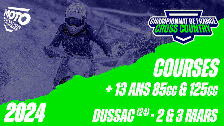 Courses +13 ans 85cc & 125cc – Dussac
