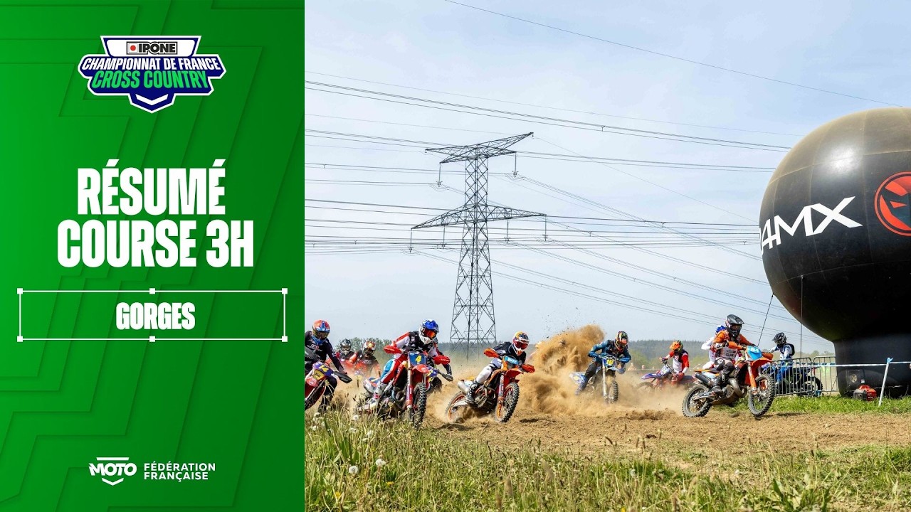 Résumé Course 3H – Championnat de France Cross-Country IPONE 2026 / Gorges (50)